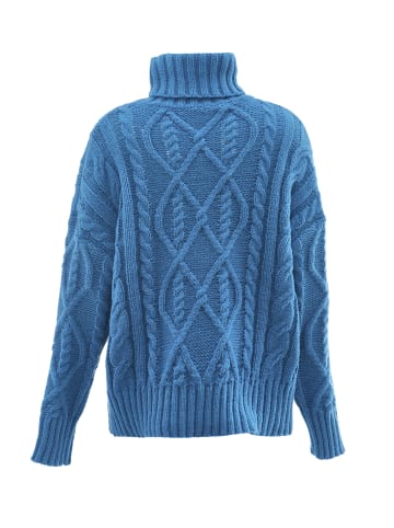 myMo Rollkragenpullover in TÜRKIS