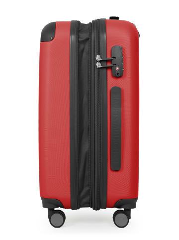 Hauptstadtkoffer Spree - Koffer Handgepäck Bordgepäck Trolley 55 x 36 x 21 cm, 42 L, TSA in Rot