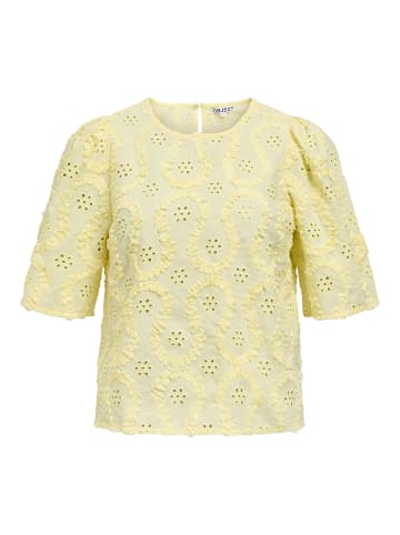 Object Oberteil mit Puffärmeln in Tender Yellow