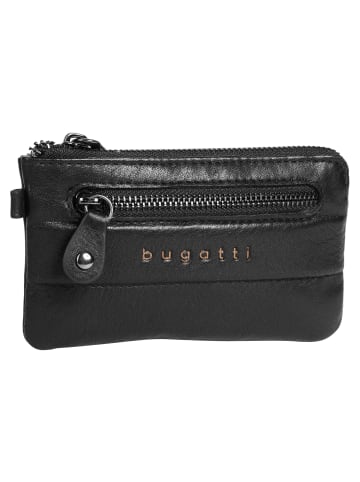 Bugatti Schlüsseltasche NOME echt Leder in schwarz