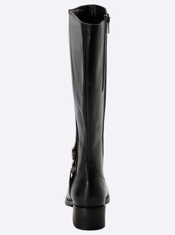 sheego Weitschaftstiefel in schwarz