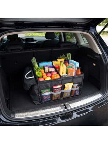 relaxdays Kofferraum Organizer in Schwarz - (B)40 x (H)30 x (T)40 cm