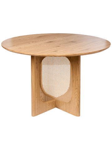 Beliani Esszimmertisch KARLO in Braun - (W) 120 x (H) 76 x (L) 120 cm