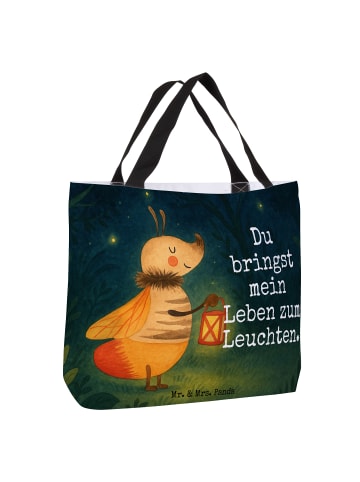 Mr. & Mrs. Panda Schultasche Glühwürmchen Design mit Spruch in Weiß