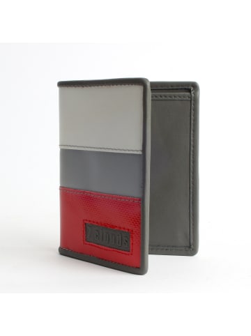 7CLOUDS RFID-Geldbörse Keron 7.1 in red-grey-white
