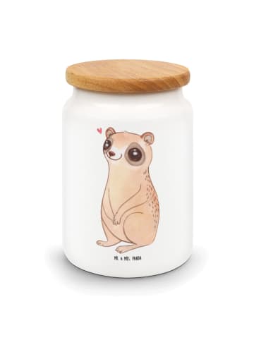 Mr. & Mrs. Panda zuckerdose Plumplori Glücklich ohne Spruch in Weiß