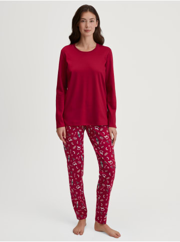 Calida Pyjama in deep red