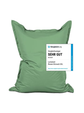 Lumaland LUMALAND Sitzsack Classic XXL (380 L) - In- & outdoor - Pastell Grün