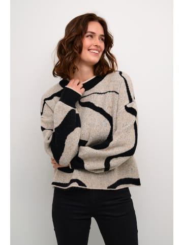 Kaffe Strickpullover KAwilma in Blurry Circle Pattern