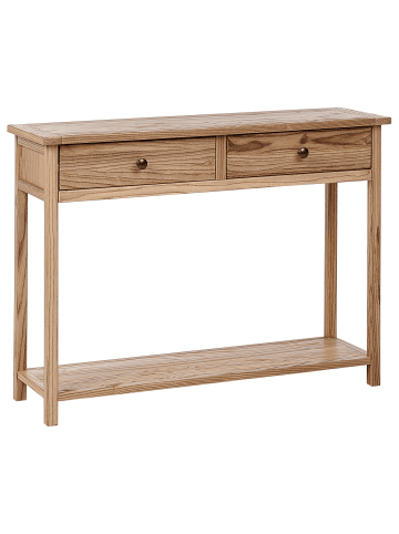 Beliani Konsolentisch SALTON in Braun - (W) 100 x (H) 74 x (L) 31 cm