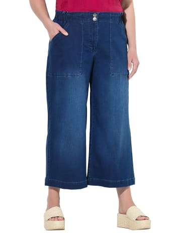 Ulla Popken Jeans in dark blue denim