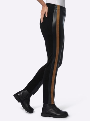 Heine Lederimitat-Hose in schwarz