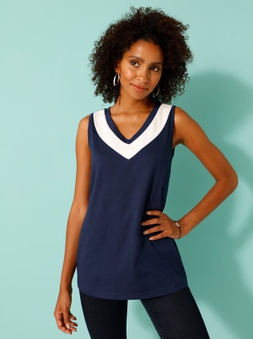 Sieh an! Shirttop in marine