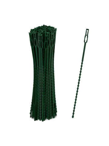 relaxdays 2000 x Pflanzenbinder in Grün - (L)23 cm