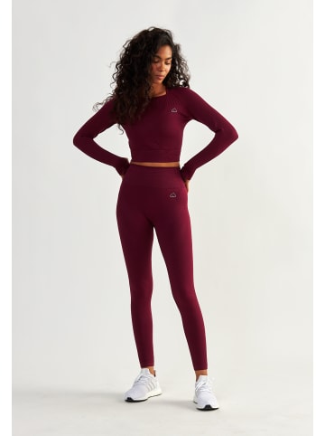 BeShaped Leggings Femme Force in bordeaux