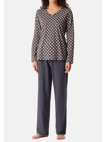 Schiesser Schlafanzug Comfort Essentials in Graphit