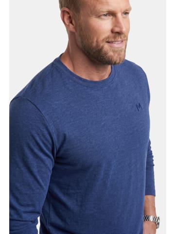 Men Plus Kurzarm T-Shirt in navy