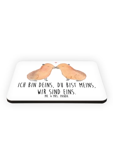 Mr. & Mrs. Panda Magnet Capybara Liebe mit Spruch in Weiß