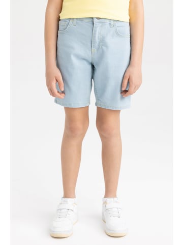 DeFacto Jeansshorts BERMUDA in Hellblau