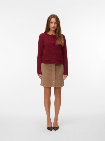 Vero Moda Strickjacke in Syrah