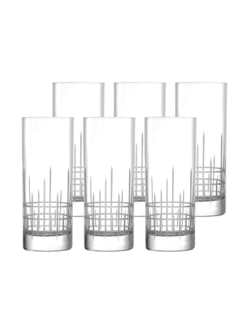 Stölzle 6er Set Longdrinkbecher New York Bar Manhattan 405 ml in transparent