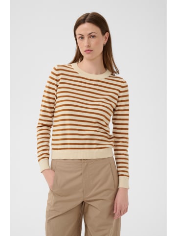 PART TWO Strickpullover GertiaPW Classic fit in Brown Stripe