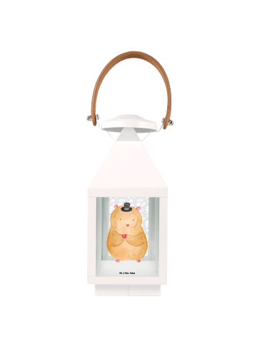 Mr. & Mrs. Panda Laterne klein Hamster Hut ohne Spruch in Transparent