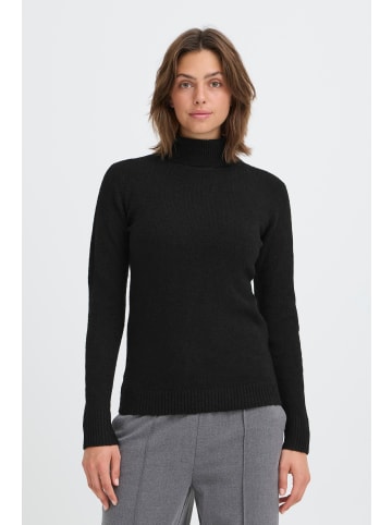 Oxmo Rollkragenpullover OXSigne in schwarz