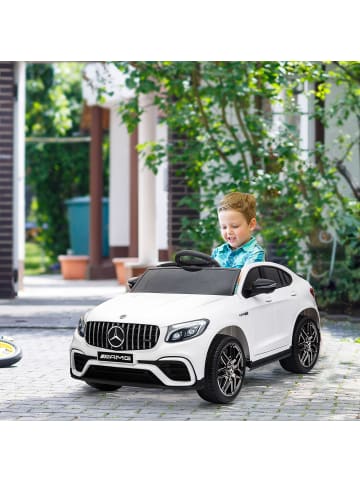 HOMCOM Mercedes-Benz AMG Elektroauto Weiß