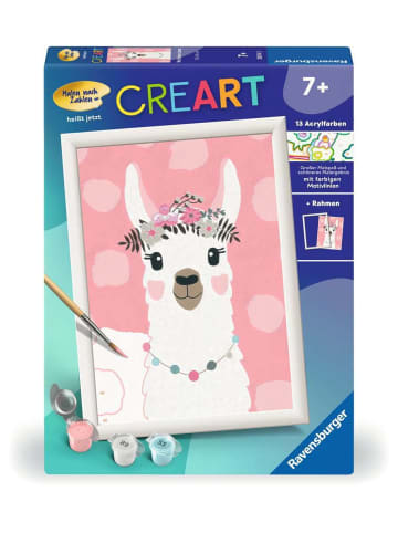 Ravensburger Ravensburger CreArt, Malen nach Zahlen Kinder - No Drama Lama in bunt