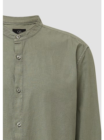 QS Hemd langarm in Olive