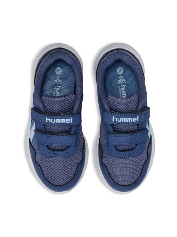 Hummel Schnürsenkel Sneaker Speed Flow Lebensstil Kinder in BLUE INDIGO