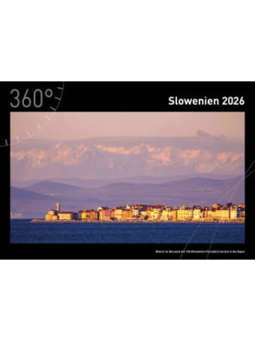 360 grad Kalender - Slowenien Premiumkalender 2026
