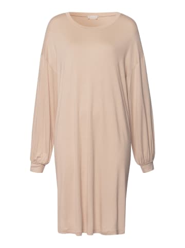 Hanro Sleepshirt Natural Wear in coffee quartz