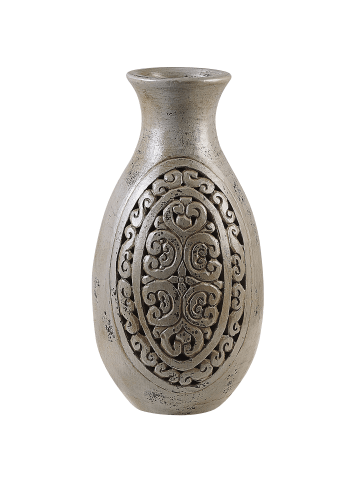 Beliani Dekovase MEGARA in Grau - (W) 26 x (H) 51 x (L) 26 cm