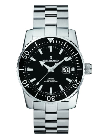 Revue Thommen Automatikuhr für Herren in silber