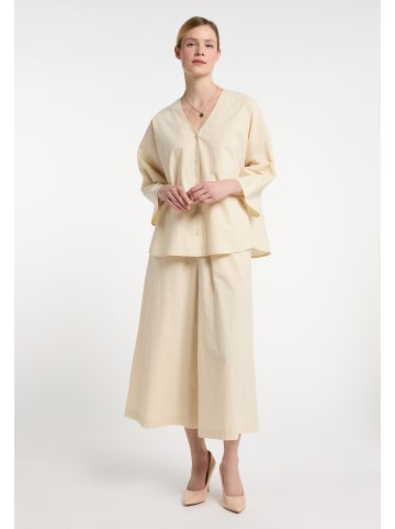 DreiMaster Klassik Damen Blusenshirt in Hellbeige