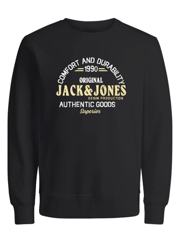 JACK & JONES Junior Sweatshirt 'Minds' in schwarz