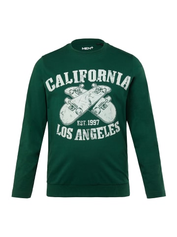 Men Plus Kurzarm T-Shirt in dunkelpetrol