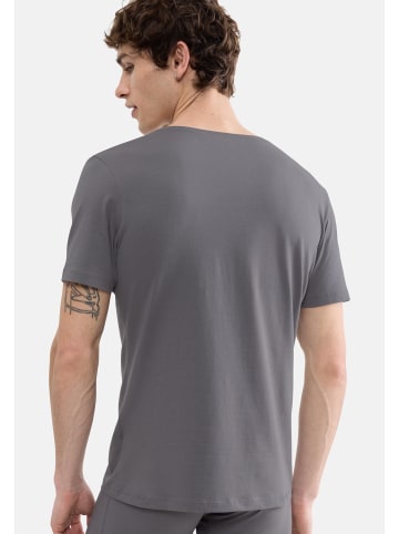 Sloggi Unterhemd / Shirt Kurzarm SLG Base in Schwarz / grau