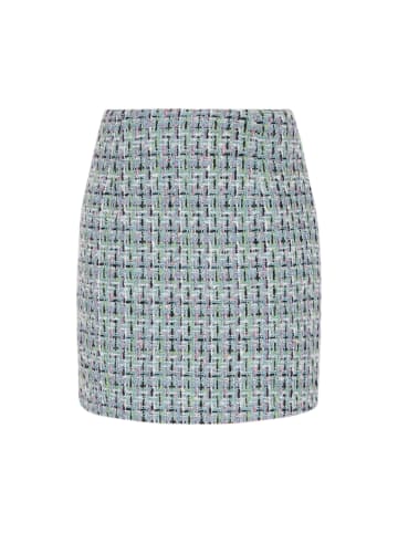 IZIA Women Skirt in blue multicolor