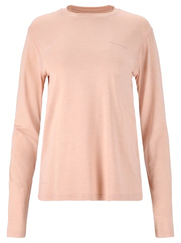 Endurance Langarmshirt Maje Melange in 4240 Peach Whip
