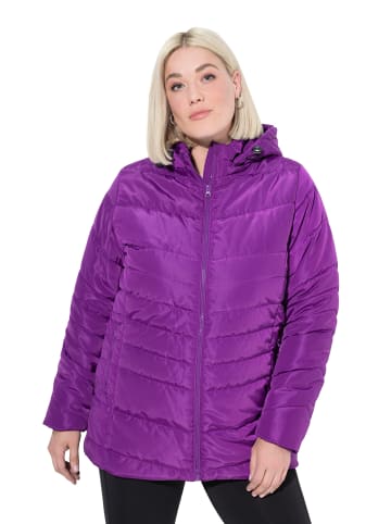 Ulla Popken Steppjacke in dunkles violett