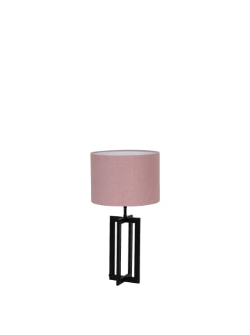 Light & Living Tischleuchte Mace/Livigno - Schwarz/Rosa - Ø30x56cm