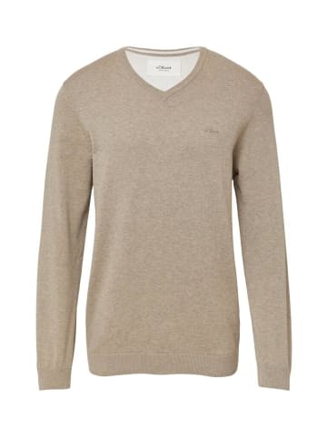 S.OLIVER RED LABEL Pullover in Beige