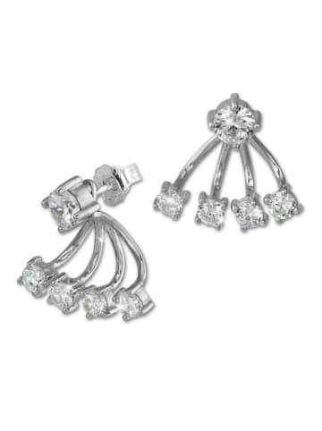 SilberDream Ohrringe 925 Sterling Silber Ear Cuff rund Ohrstecker