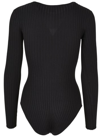 Urban Classics Urban Classics Damen Ladies Rib Knit Longsleeve Body in black