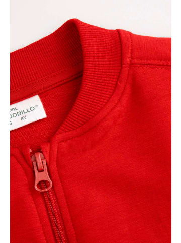 Coccodrillo Sweatshirt mit Reißverschluss in rot