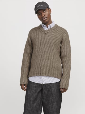 Jack & Jones Strickpullover in Walnut
