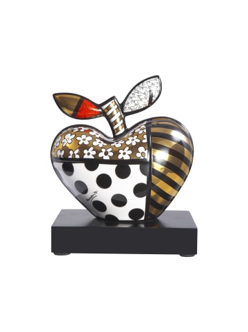 Goebel Figur " Romero Britto Golden Big Apple " in Bunt